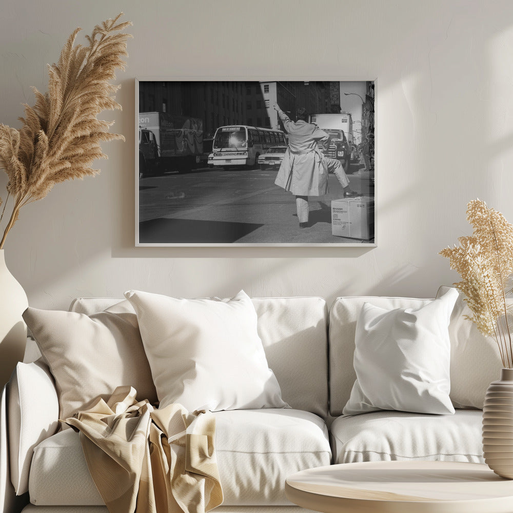 Bus please! (from the series "Manly") Poster